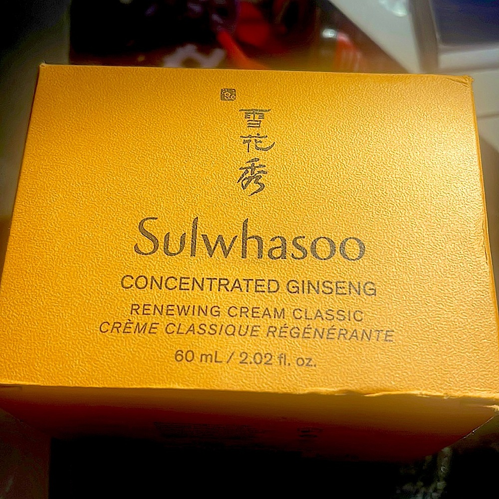 Sulwhasoo concentrated ginseng  renewing cream classic 2 oz sealed BNIB